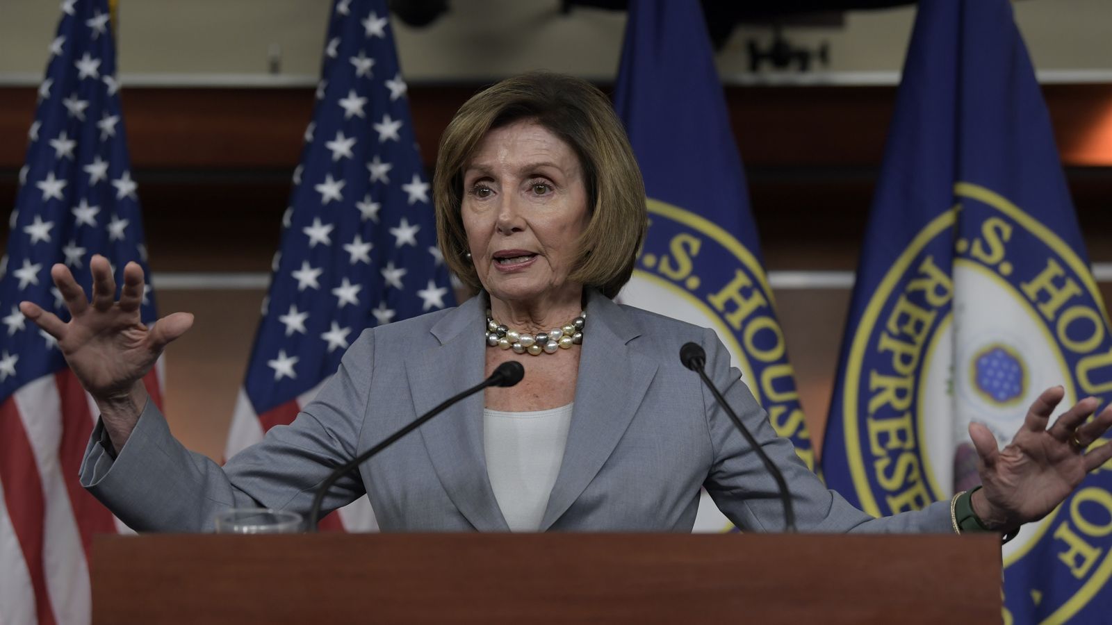 La presidenta de la Cambra de Representants demòcrata, Nancy Pelosi
