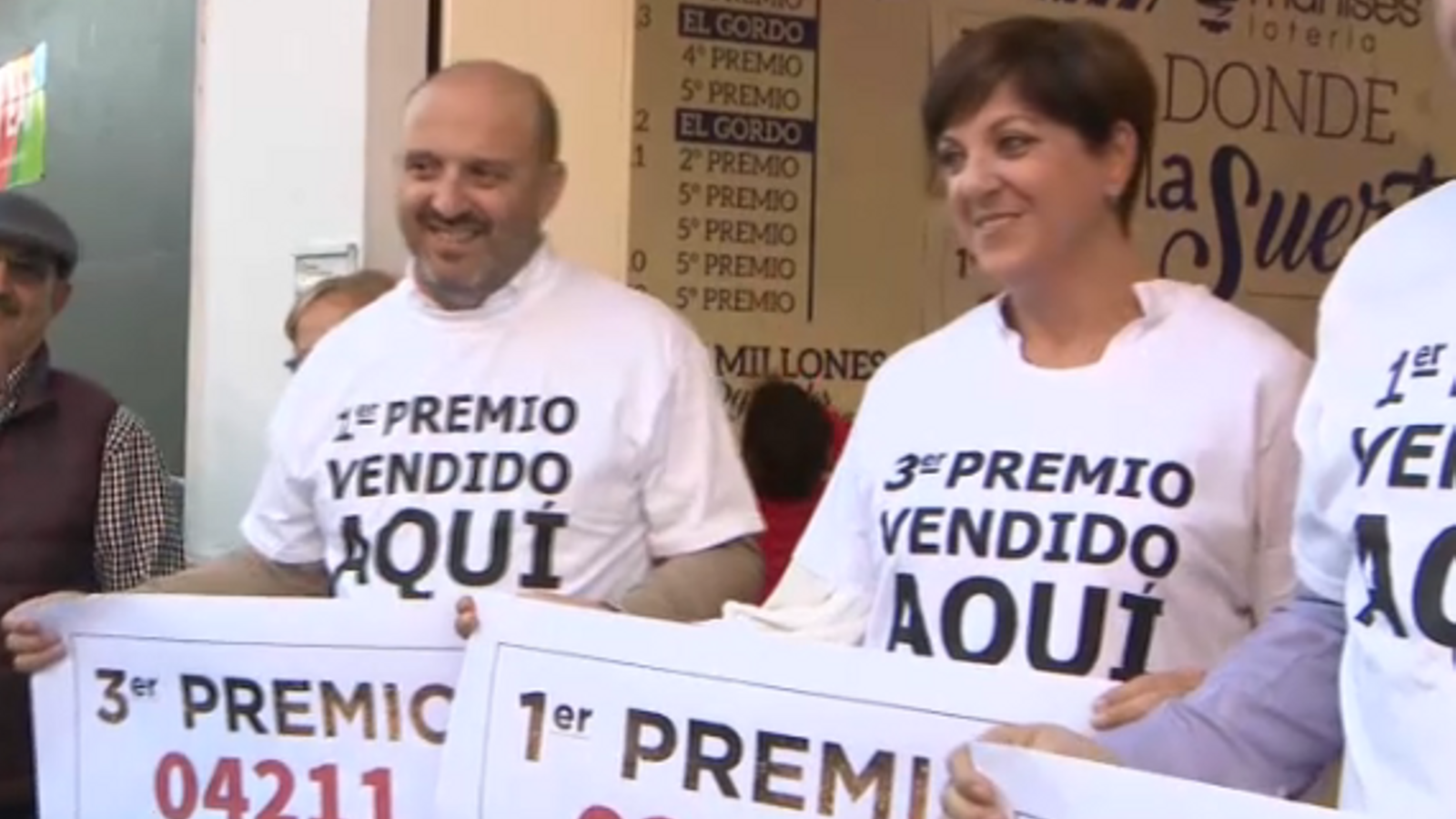 Imatge d'arxiu de Manises al 2018, en conéixer que han venut el primer, tercer i quint premi de Nadal Imatge d'arxiu de Manises al 2018, en conèixer que va vendre el primer, tercer i quint premi de Nadal.
