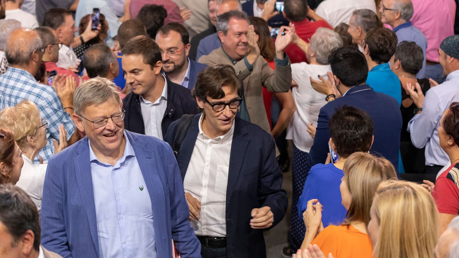 Ximo Puig, aquest dissabte en el Comité de Politica Federal del PSOE celebrat a Saragossa