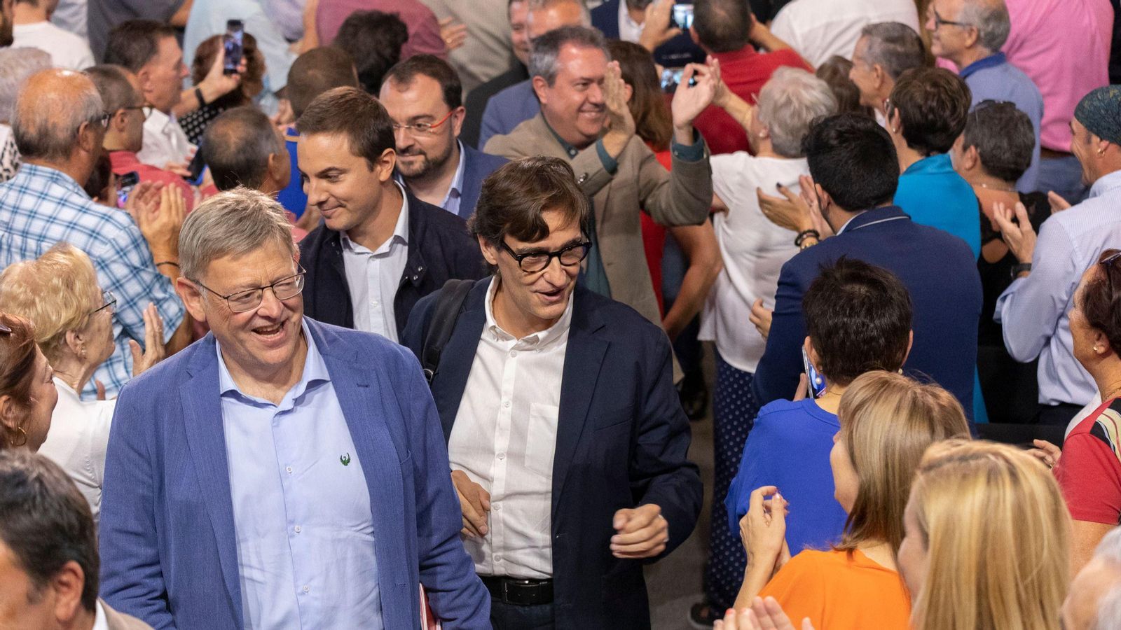 Ximo Puig, aquest dissabte en el Comité de Politica Federal del PSOE celebrat a Saragossa Ximo Puig, aquest dissabte en el Comité de Politica Federal del PSOE celebrat a Saragossa