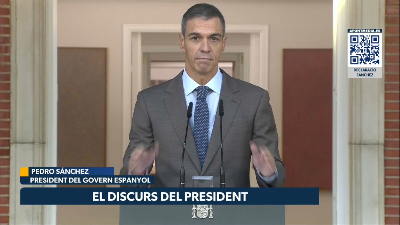 Sánchez anuncia la convocatòria d'eleccions generals per al 29 de novembre