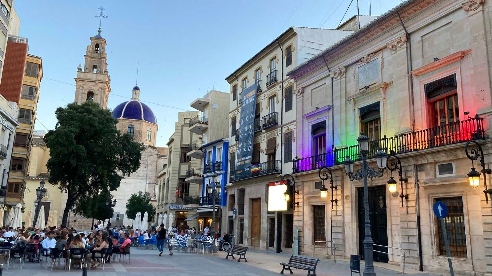 Façana de l'Ajuntament de Sueca en una imatge d'arxiu