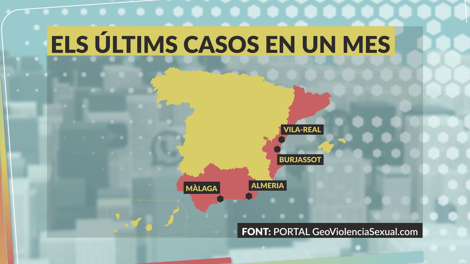 Violacions múltiples denunciades l'últim mes