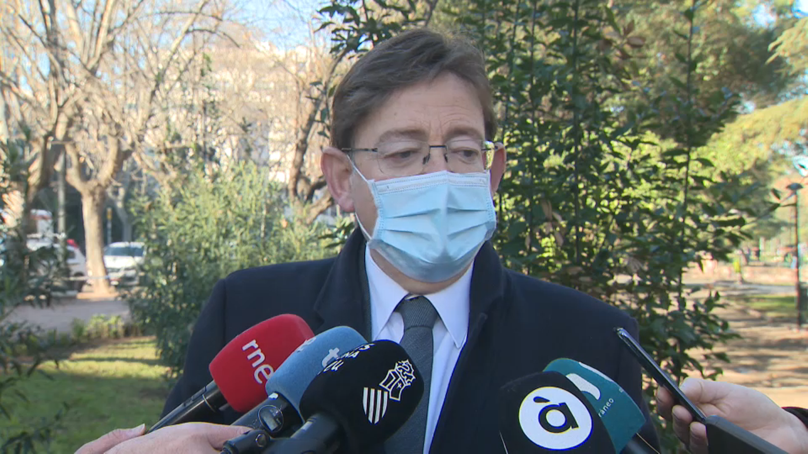 El president de la Generalitat, Ximo Puig, en l'homenatge a Manuel Broseta