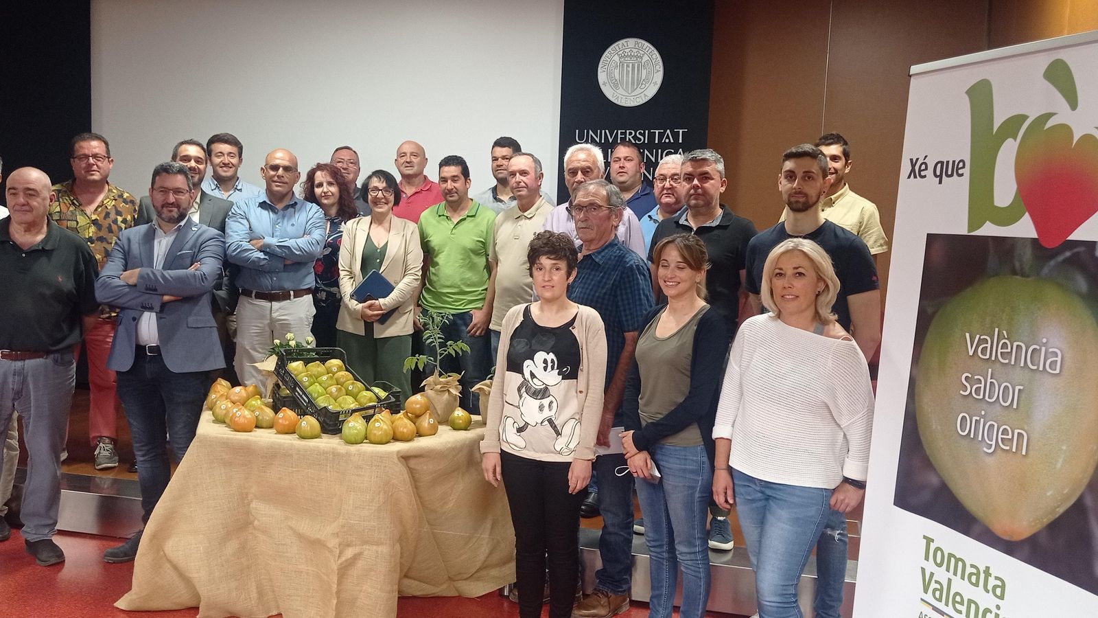 Presentació oficial de l’Associació de Productors i Comercialitzadors de la Tomata Valenciana a la UPV