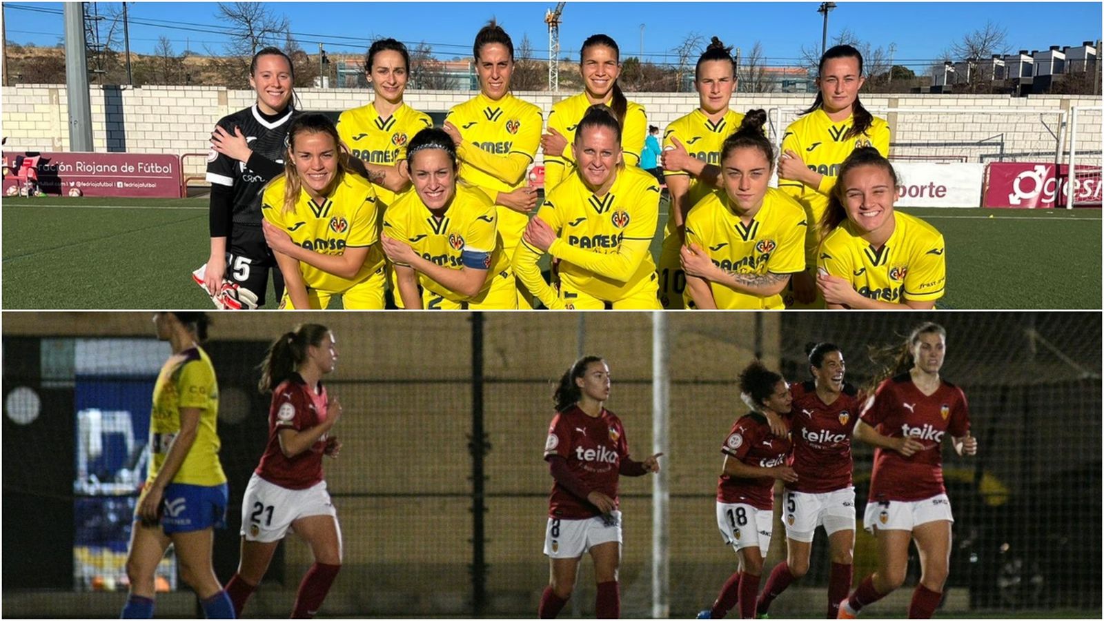 València i Vila-real passen a huitens de la Copa de la Reina