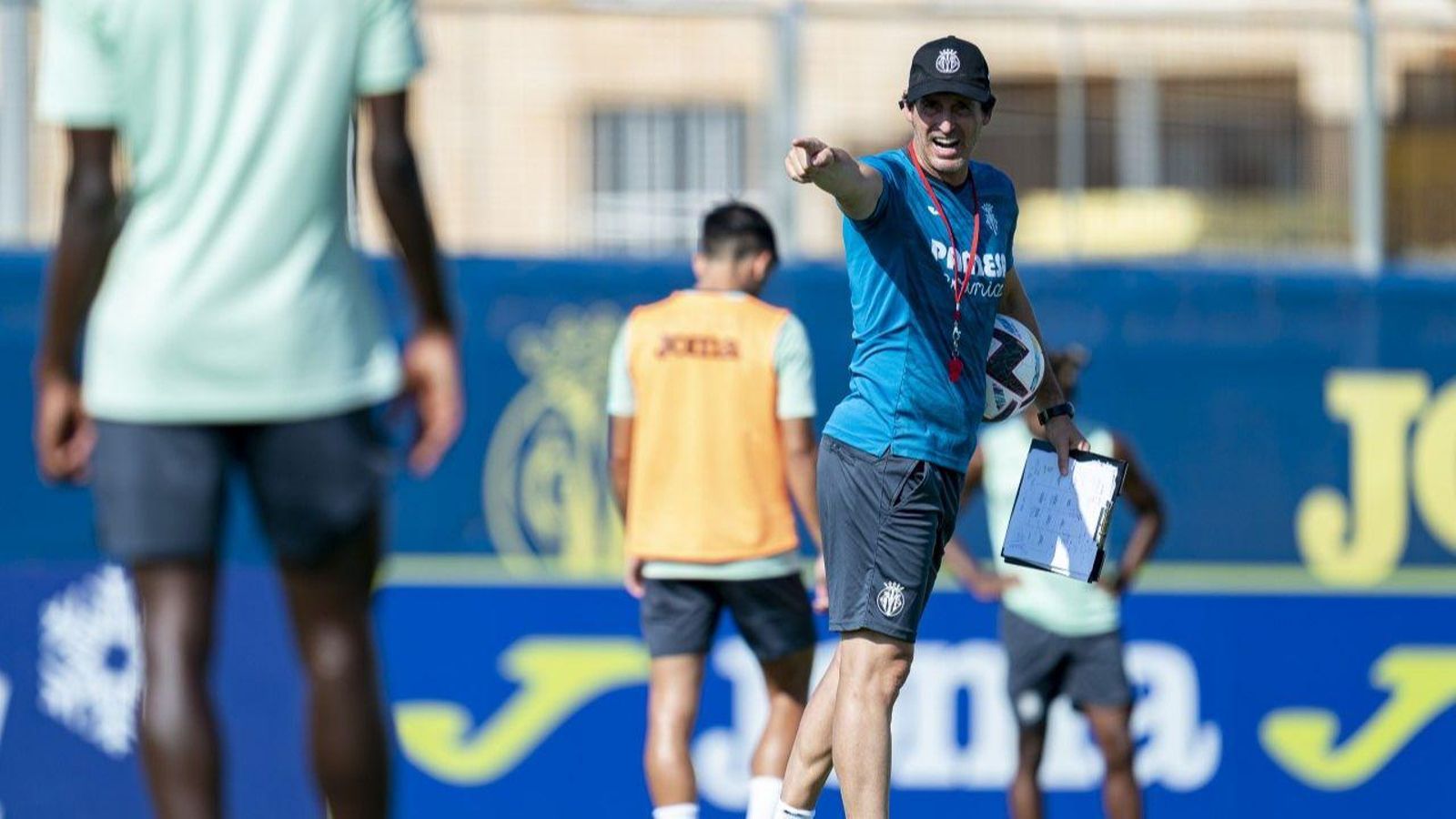 Emery, durant un entrenament