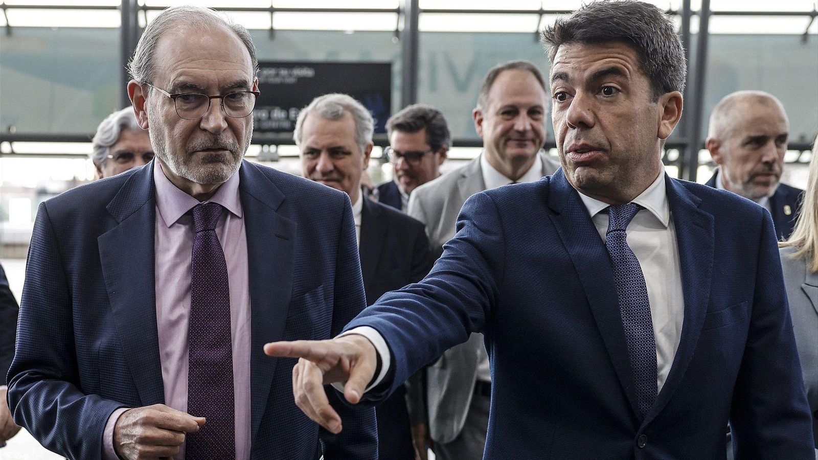 Mazón, en una visita a la Fira Cevisama