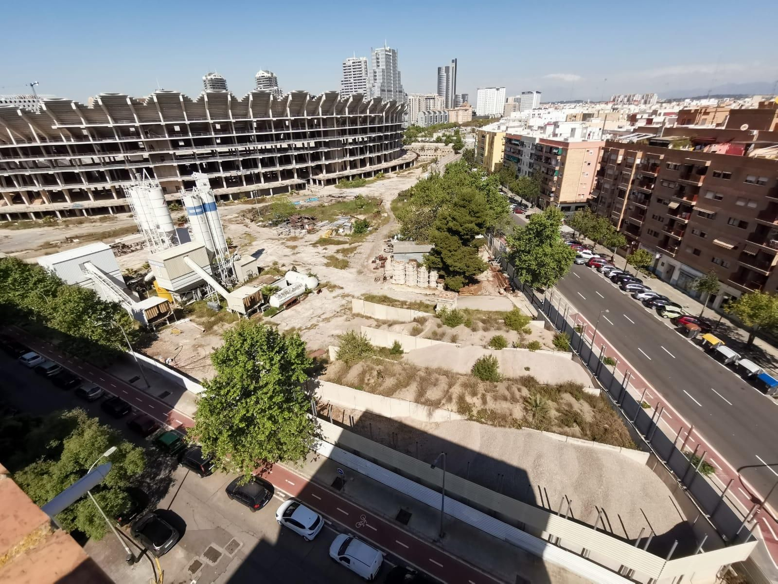 Espai que ocupara el nou pavelló de Benicalap