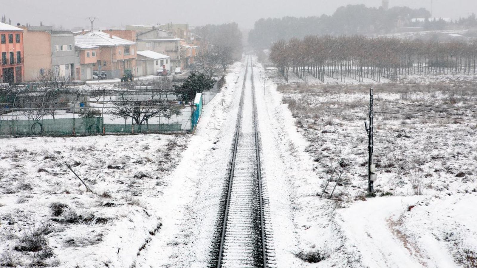 El temporal de neu ha afectat gran part del territori valencià El temporal de neu ha afectat gran part del territori valencià