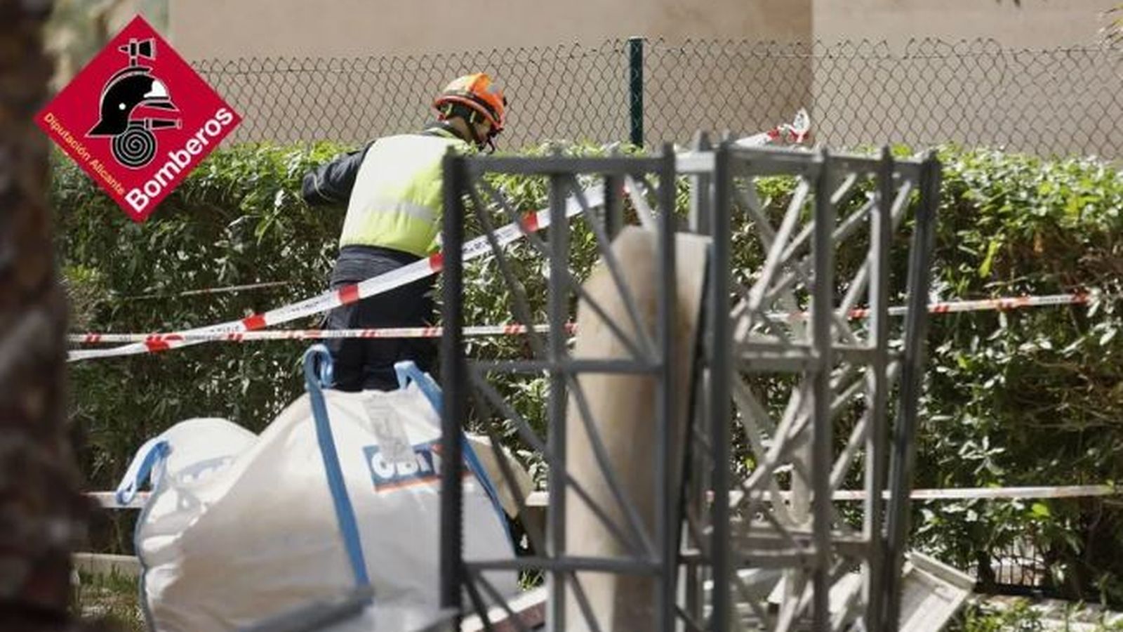 L'accident laboral en el que van morir dos obrers a Benidorm, el passat abril