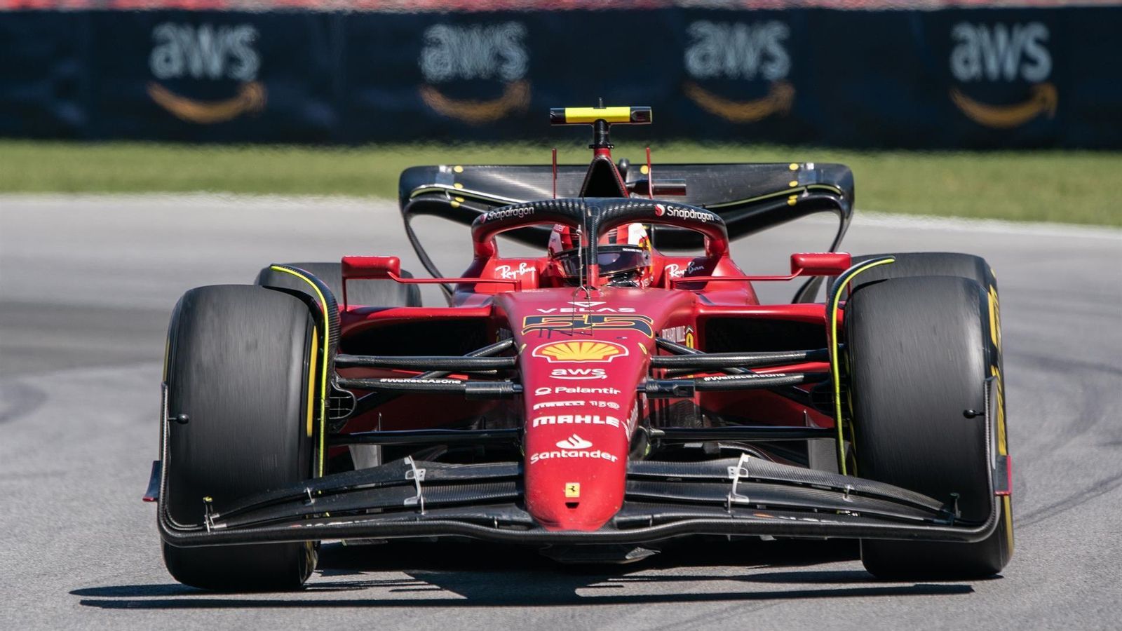 Carlos Sainz, durant la carrera