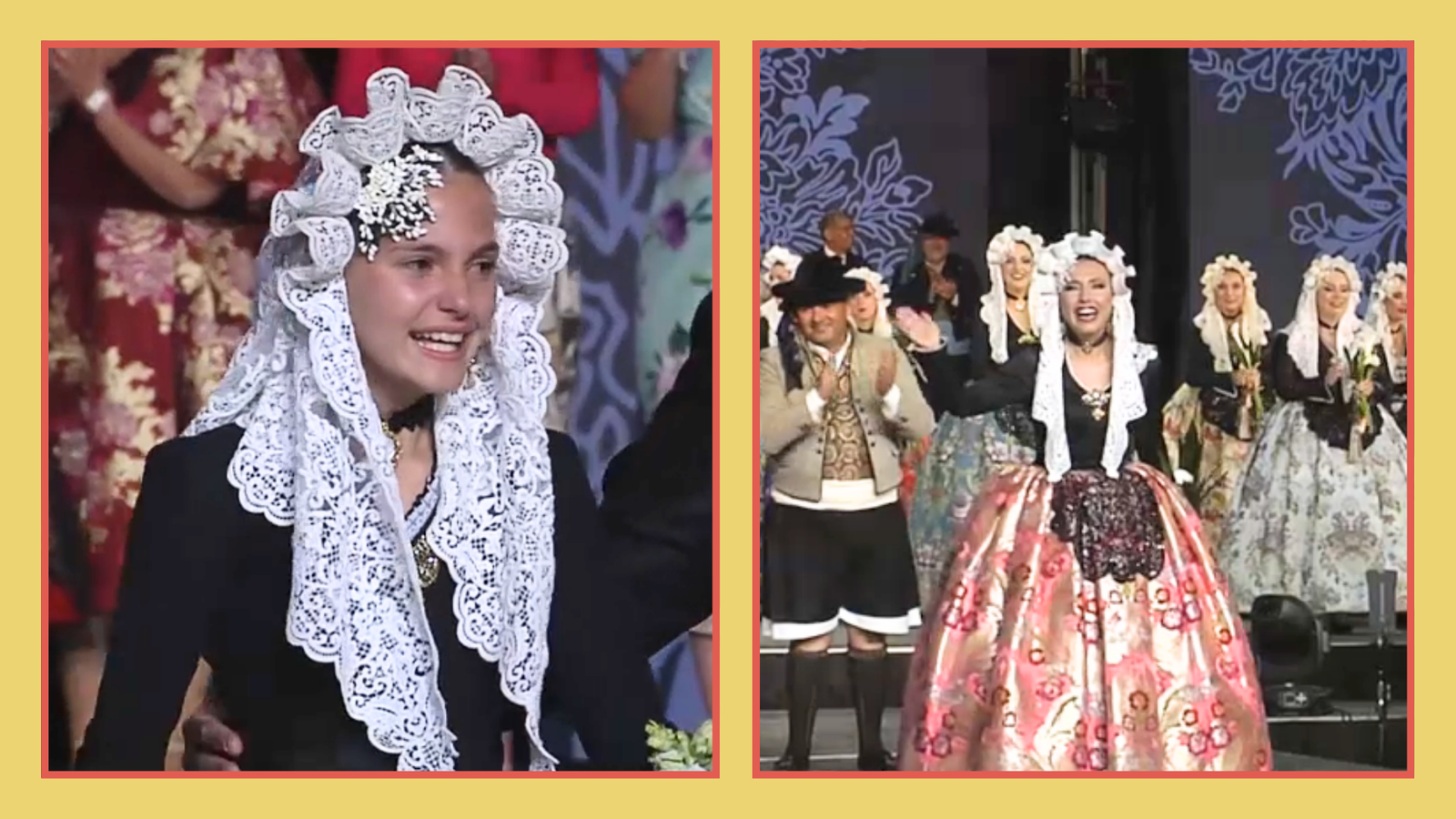 Martina Lloret i Alba Muñoz, belleses del foc d’Alacant 2024