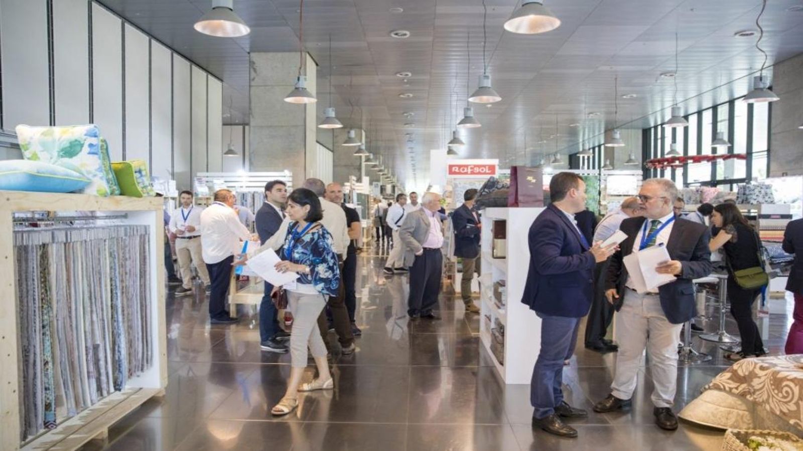 Imatge d’una edició anterior de la fira Home Textiles Premium de Madrid Imatge d’una edició anterior de la fira Home Textiles Premium de Madrid