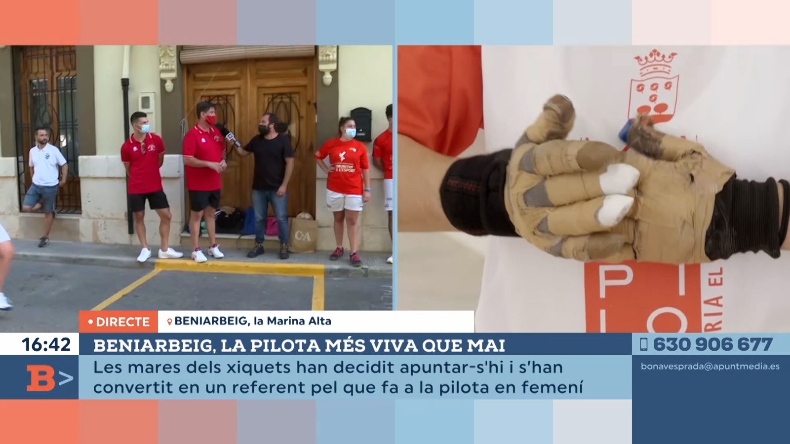 13.10.2021 | Passeig pel nucli antic i partida de pilota valenciana femenina