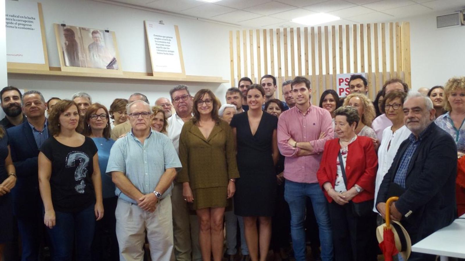 Sandra Gómez presenta la seua precandidatura a l'alcaldia de la ciutat de València