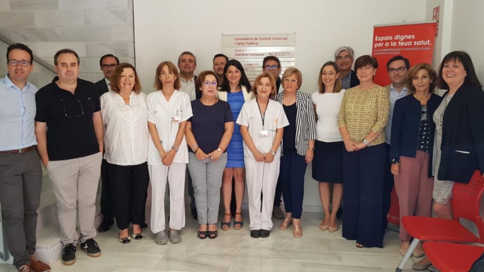 La consellera Ana Barceló ha visitat aquest dimarts el nou servei d'urgències de l'Espai Sanitari Campanar-Ernest Lluch