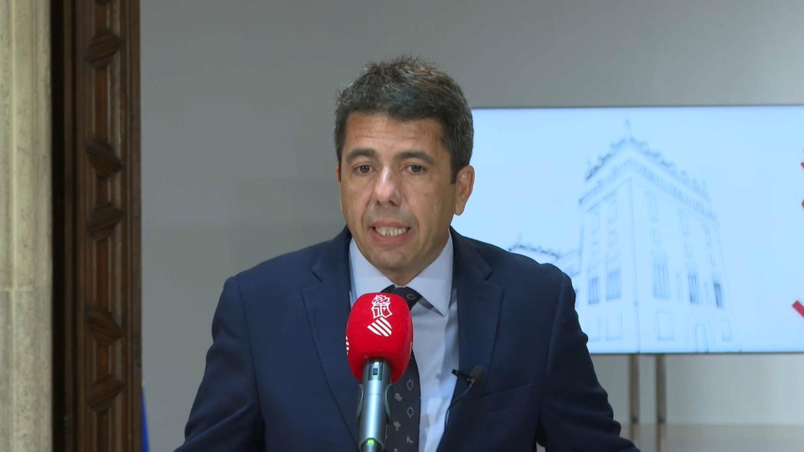 Mazón, aquest dimarts després de reunir-se amb el president Ximo Puig