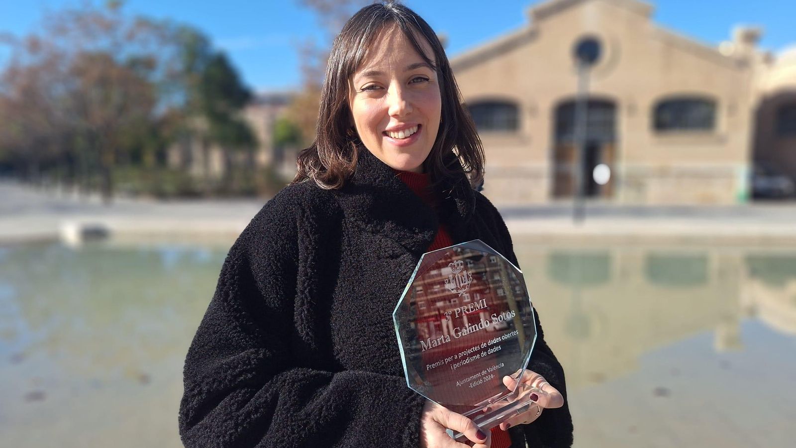 Marta Galindo rep premi periodisme dades ajuntament valència