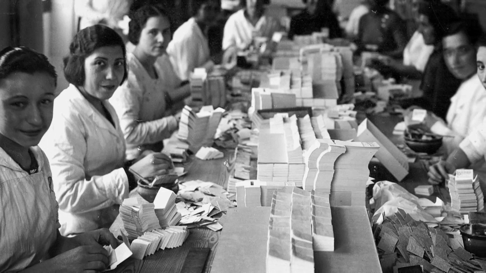 Les bambuneres d'Alcoi en una imatge d'arxiu