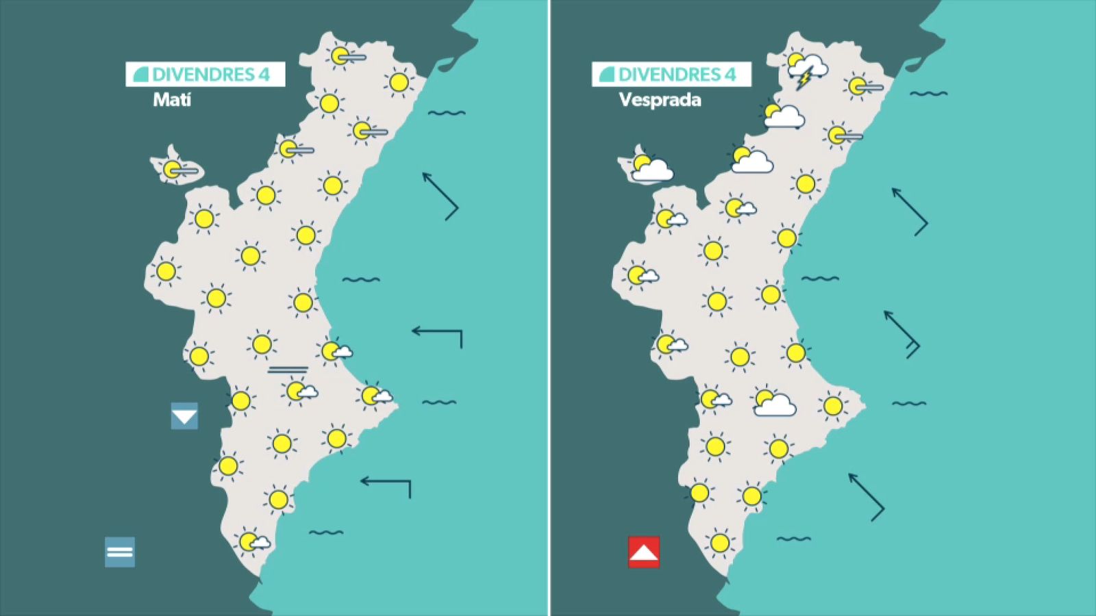 La previsió per a este divendres