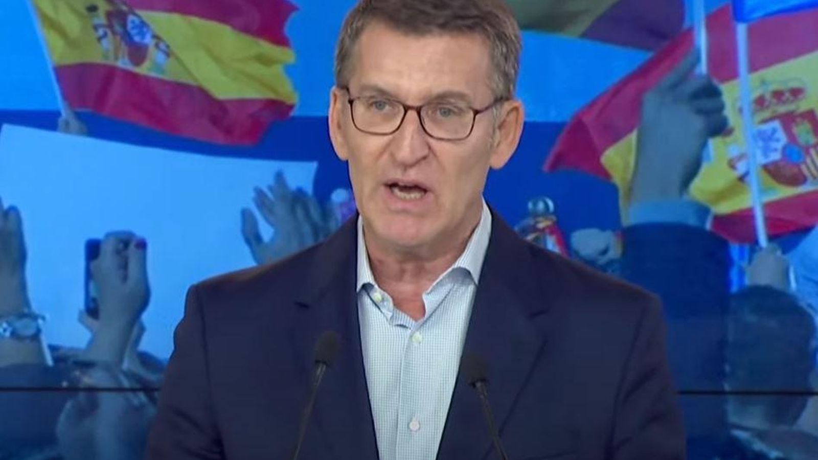 Feijóo, aquesta vesprada