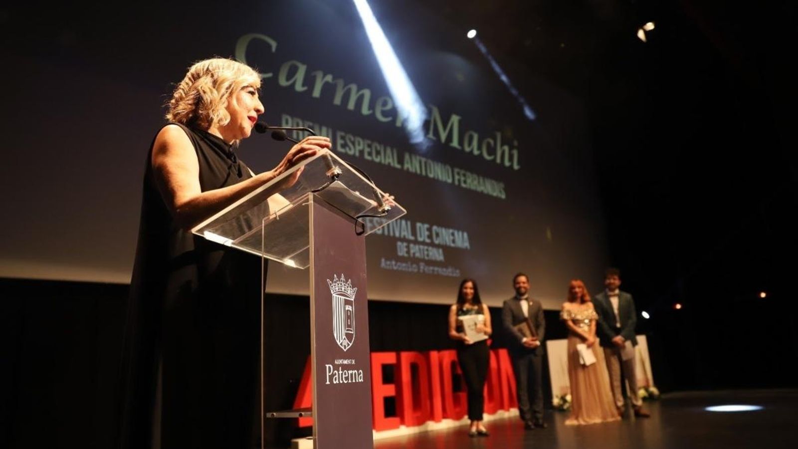 Carmen Machi rep el premi honorífic del Festival de Cine de Paterna