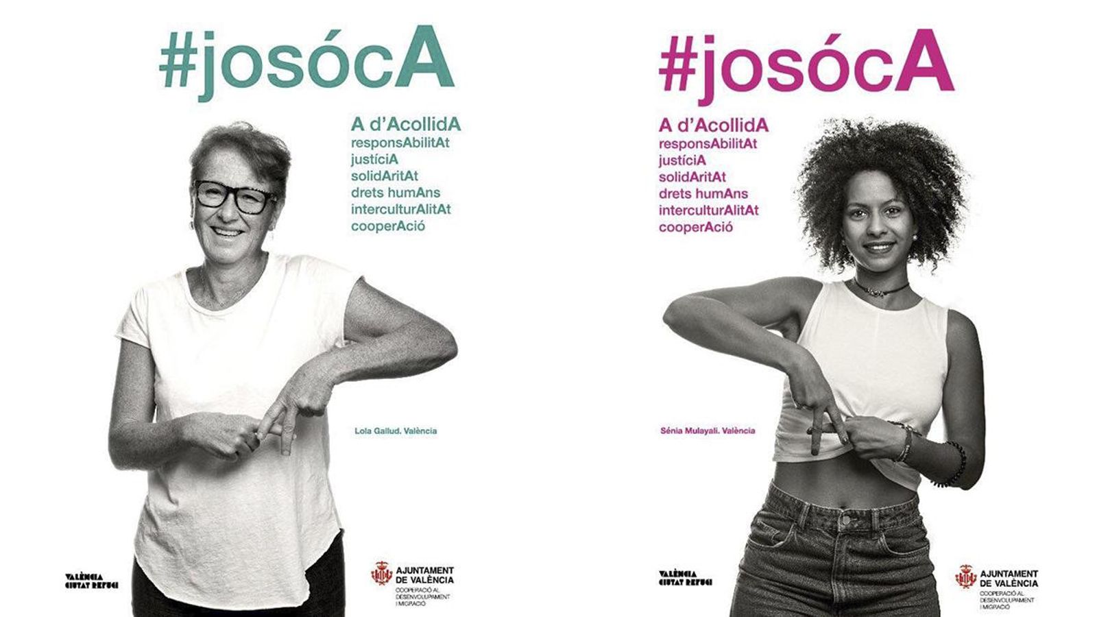 Cartell de la campanya #JosócA