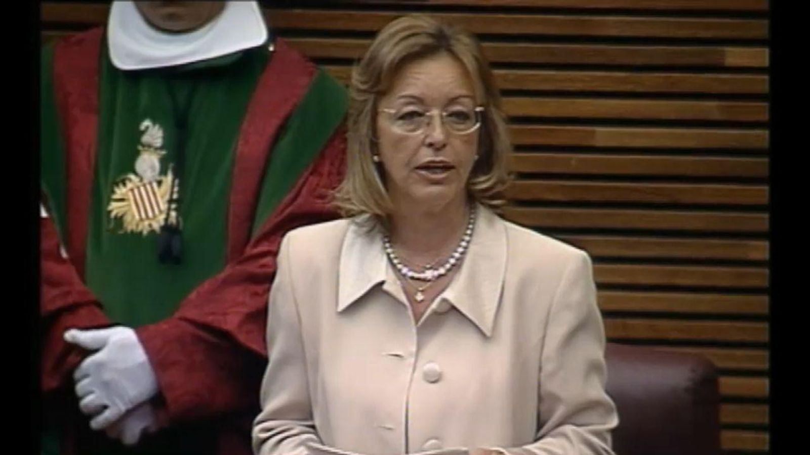 Marcela Miró a les Corts, en una imatge d'arxiu