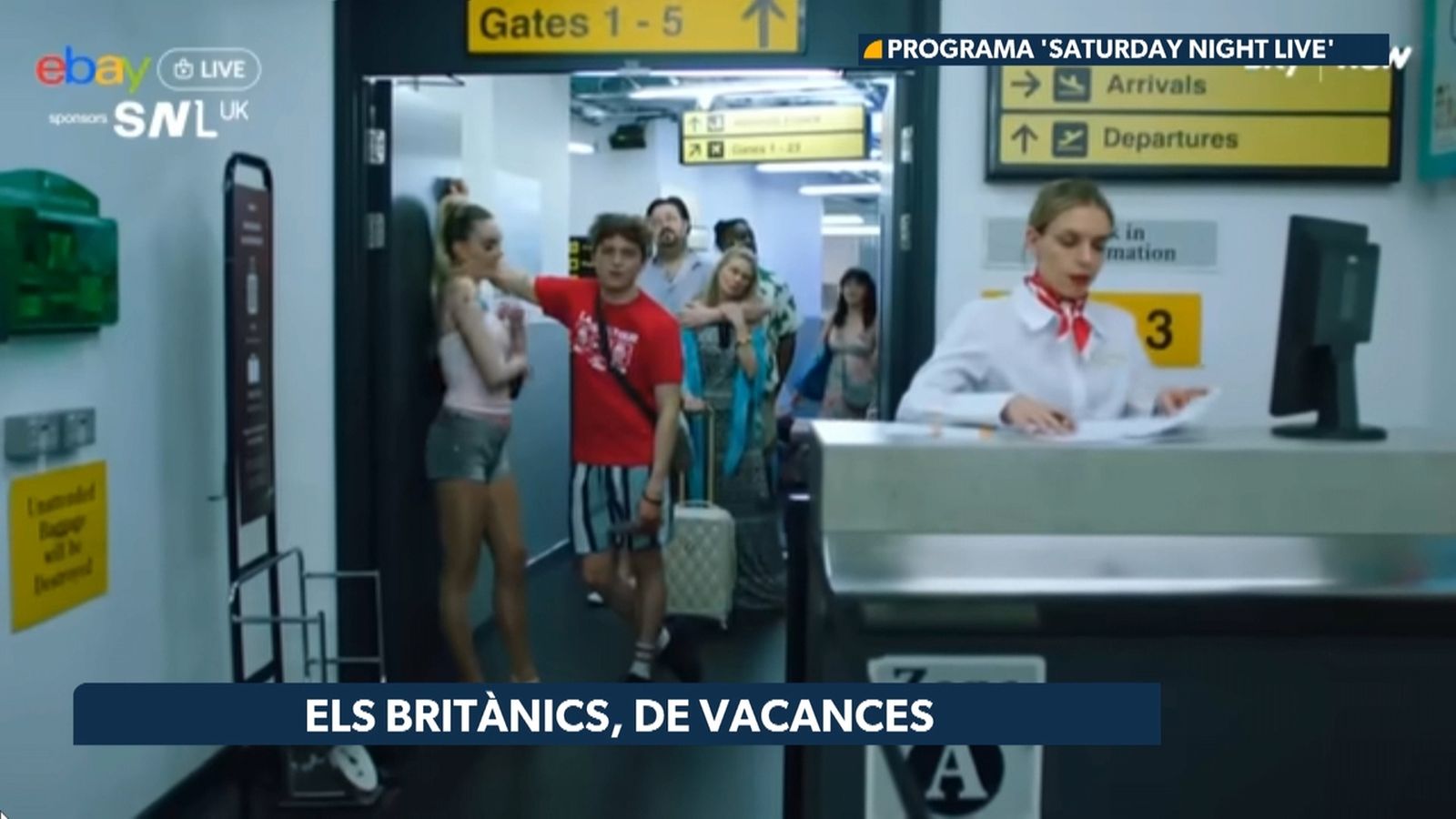 Els britànics, de vacances