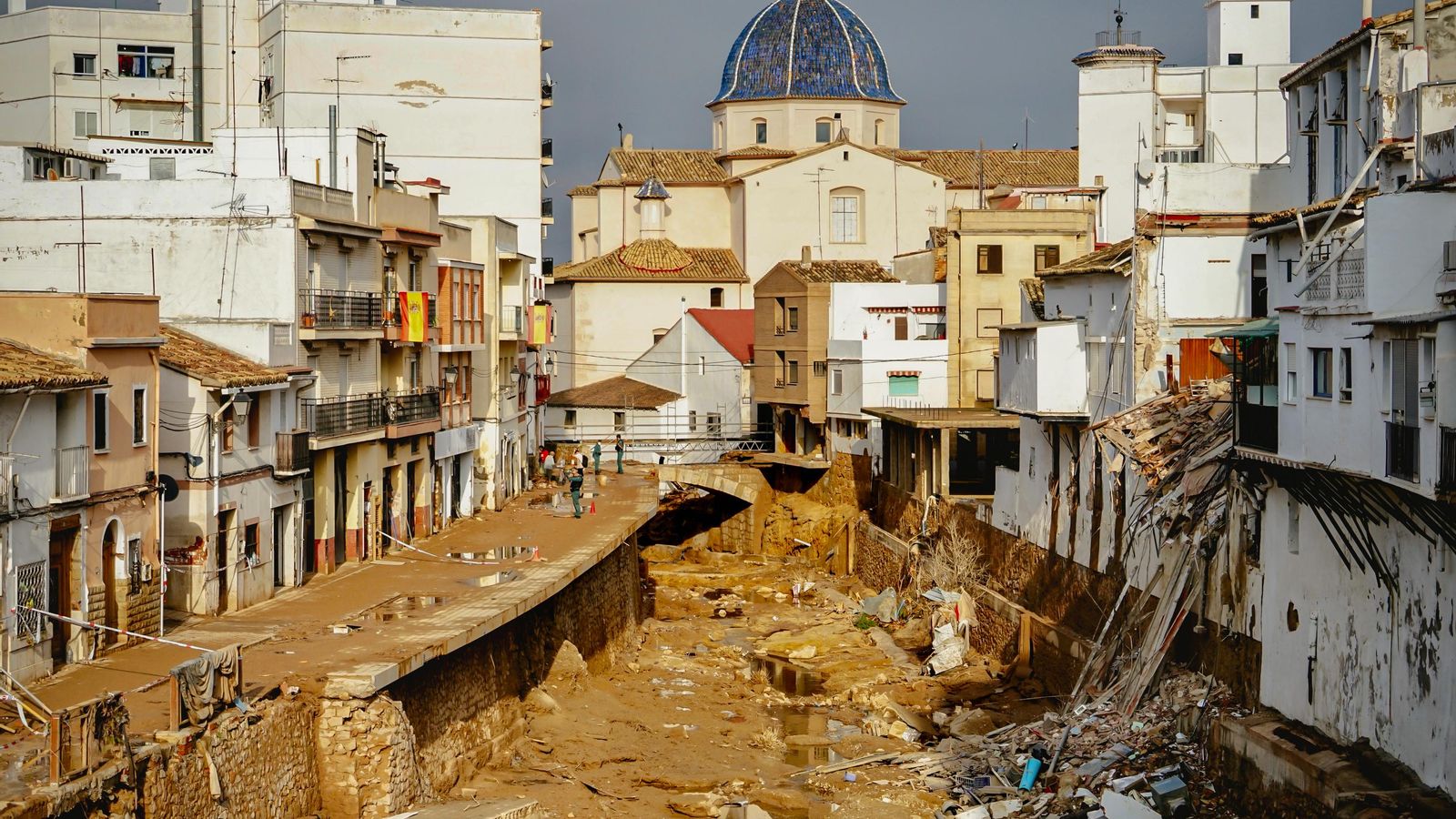 Estralls causats per la dana a Xiva (la Foia)