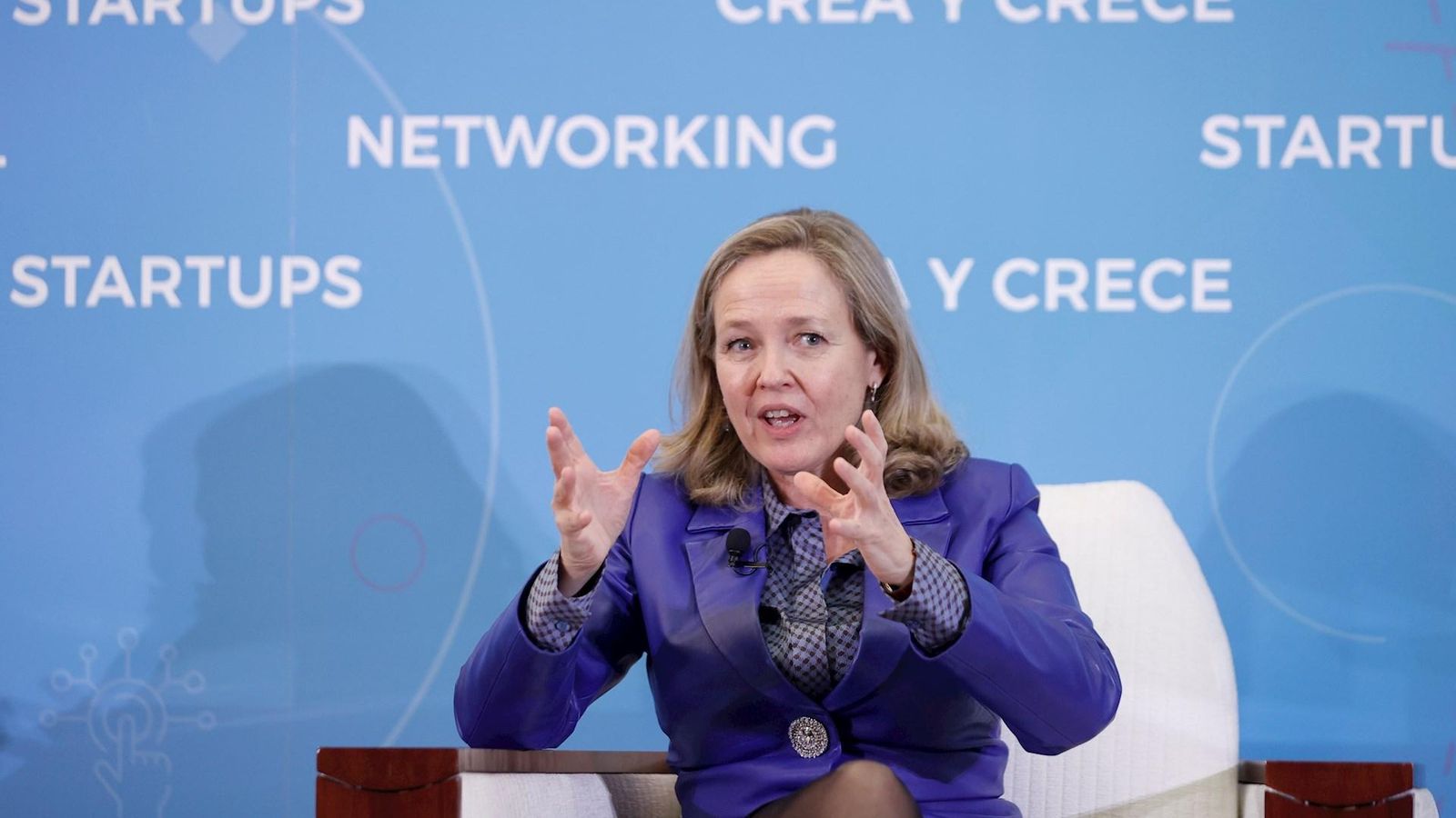 La vicepresidenta i ministra d'Economia, Nadia Calviño, en una imatge d'arxiu