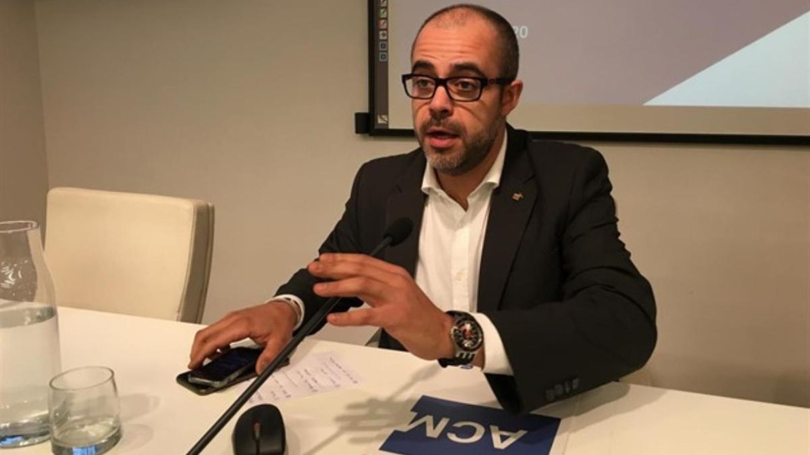 El conseller d’Interior de Catalunya, Miquel Buch