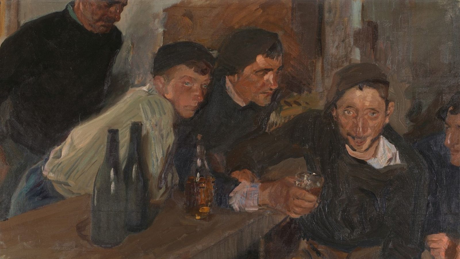 'El borratxo, Zarautz', de Joaquim Sorolla.