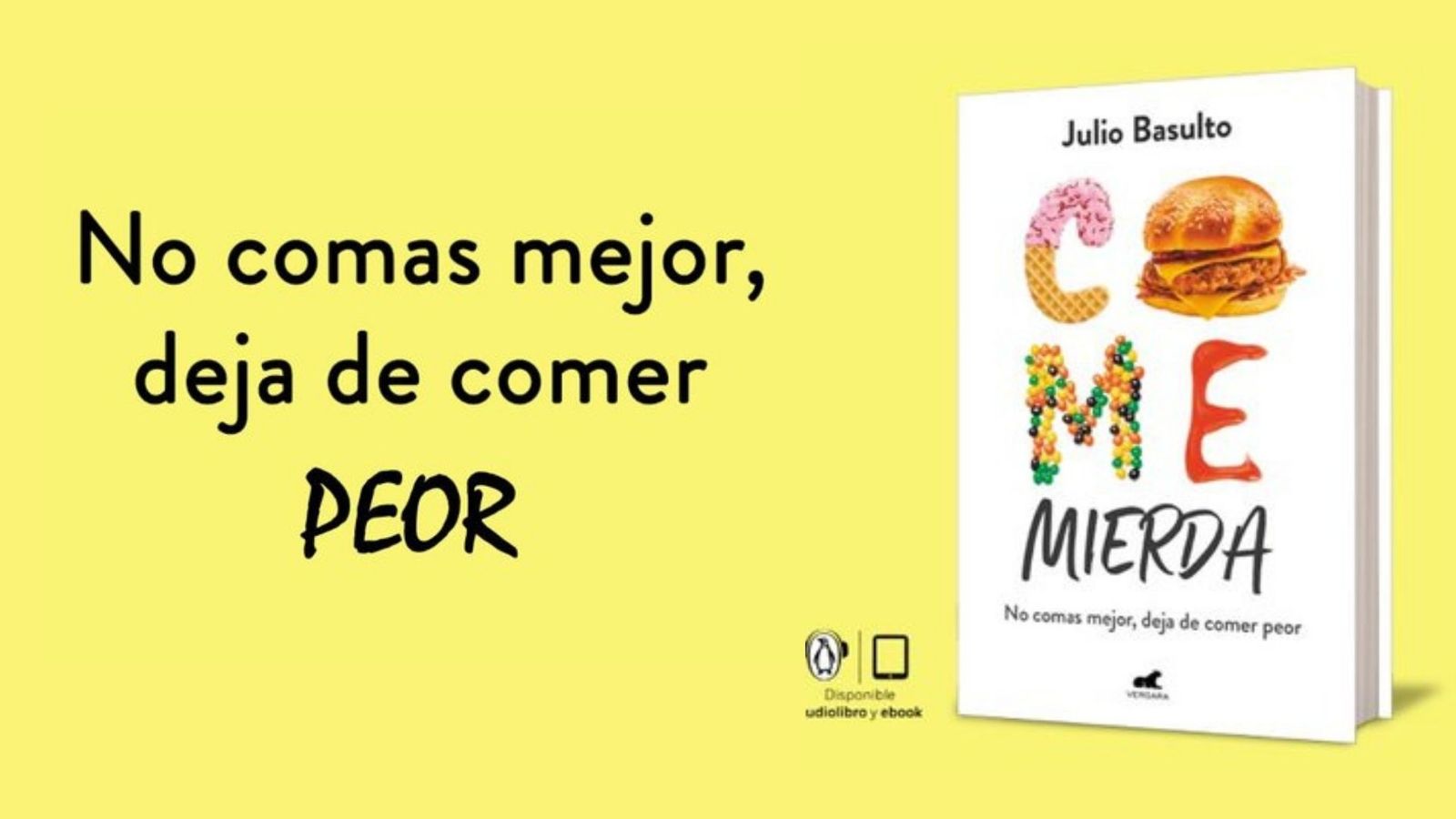 22.03.2022 | Julio Basulto ens presenta el llibre 'Come mierda'