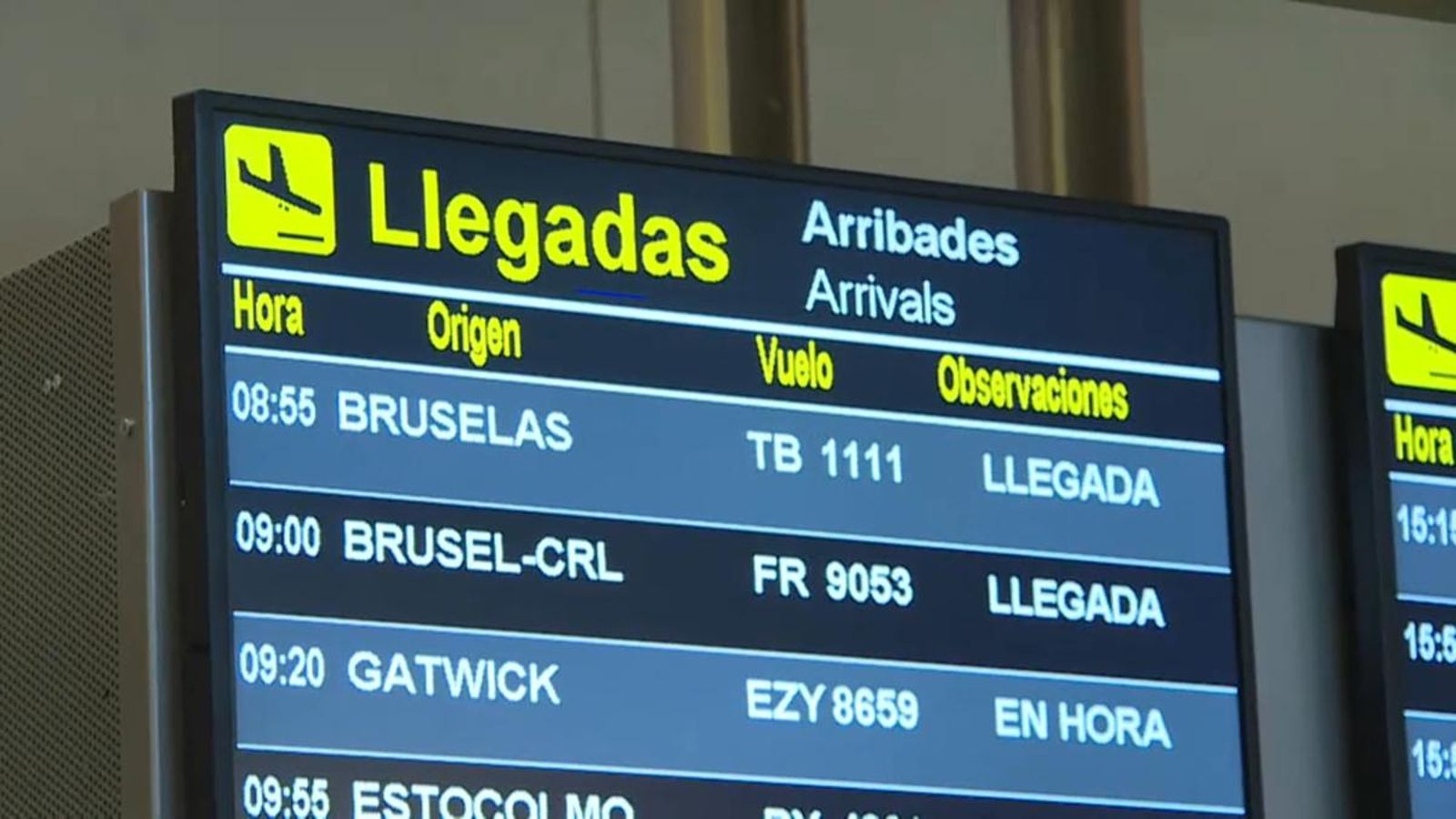Arriba a l'aeroport d'Alacant-Elx el primer vol operat pel gegant belga TUI
