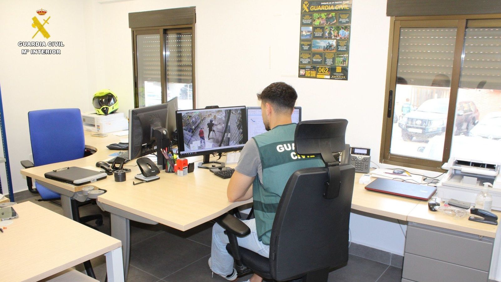 Un investigador de la Guàrdia Civil, en una imatge d'arxiu
