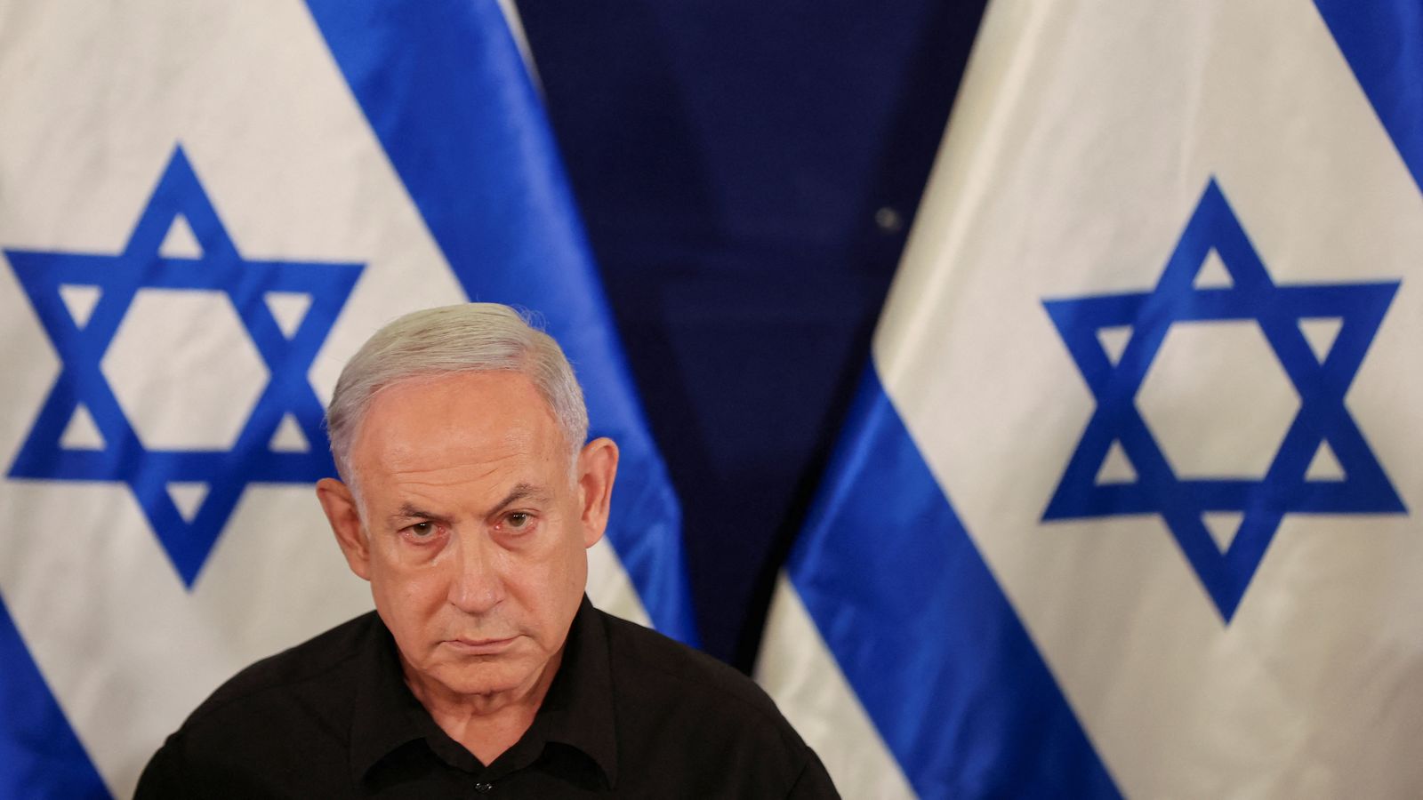 El primer ministre d'Israel, Benjamin Netanyahu, aquest dissabte en una roda de premsa