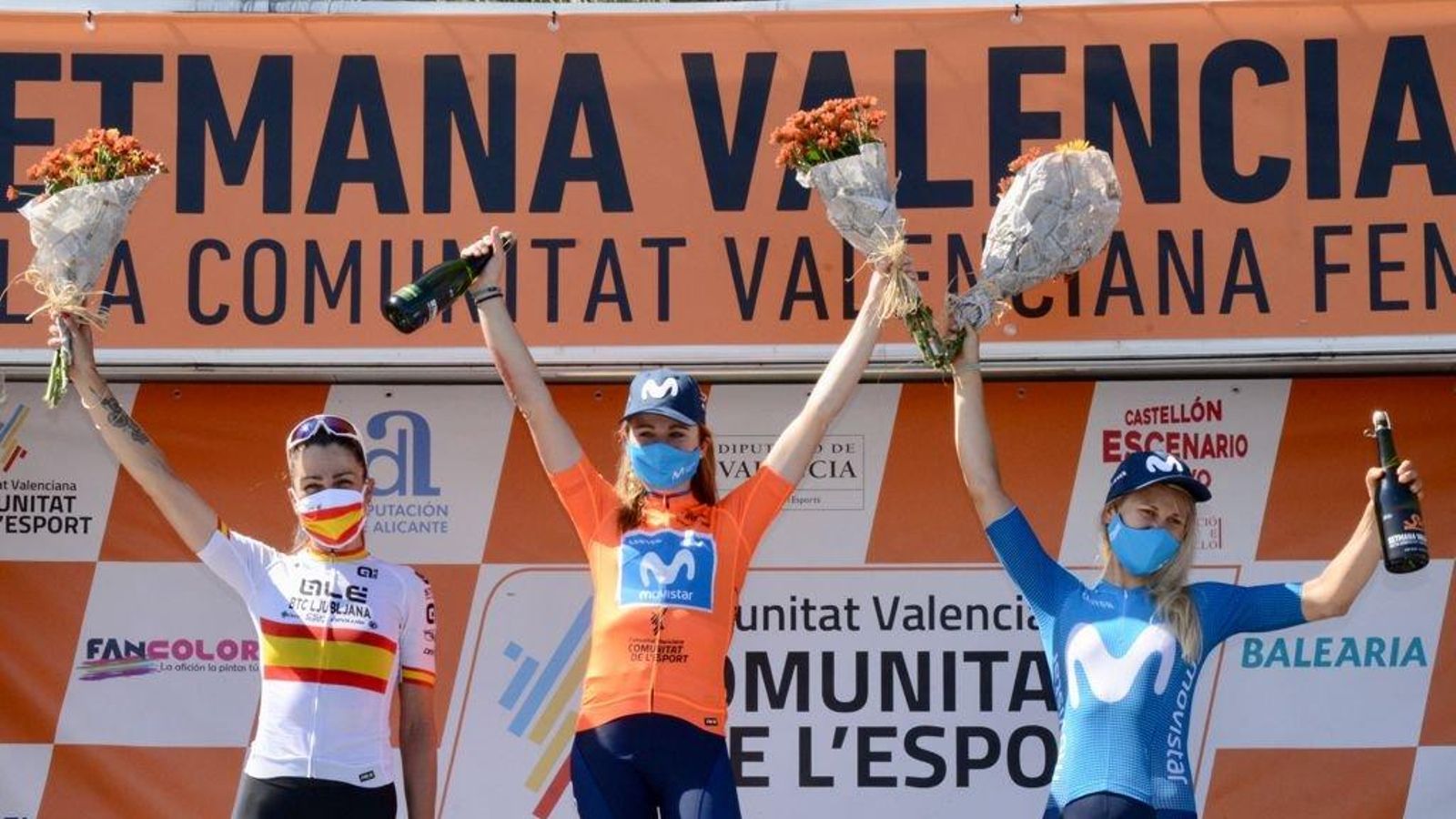El podi de la Volta Comunitat Valenciana Fèmines El podi de la Volta Comunitat Valenciana Fèmines