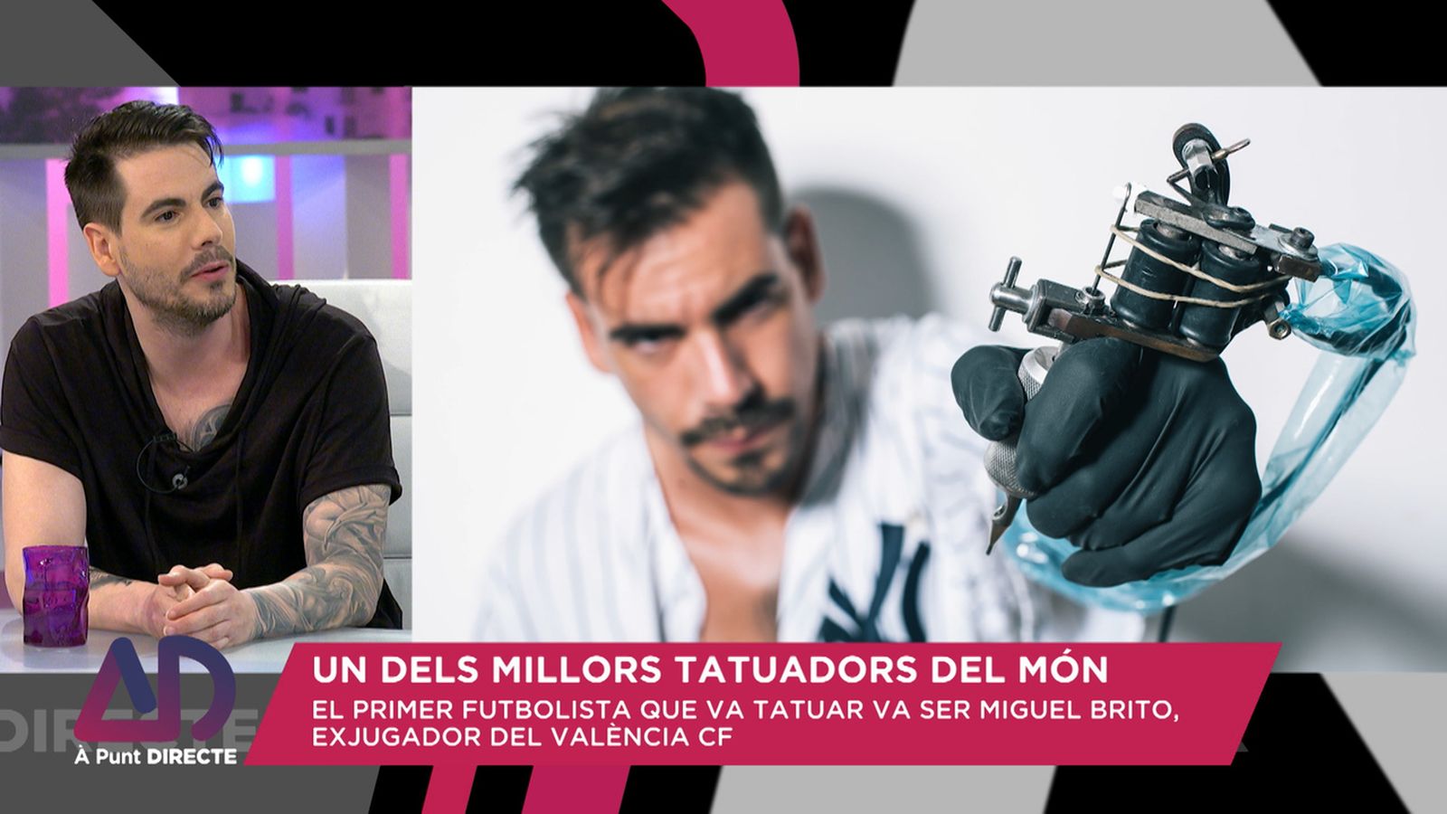 El tatuador Miguel Bohigues
