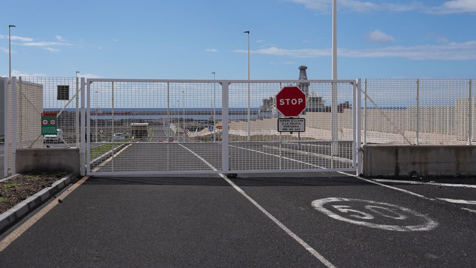 Entrada al port de Granadilla, Tenerife