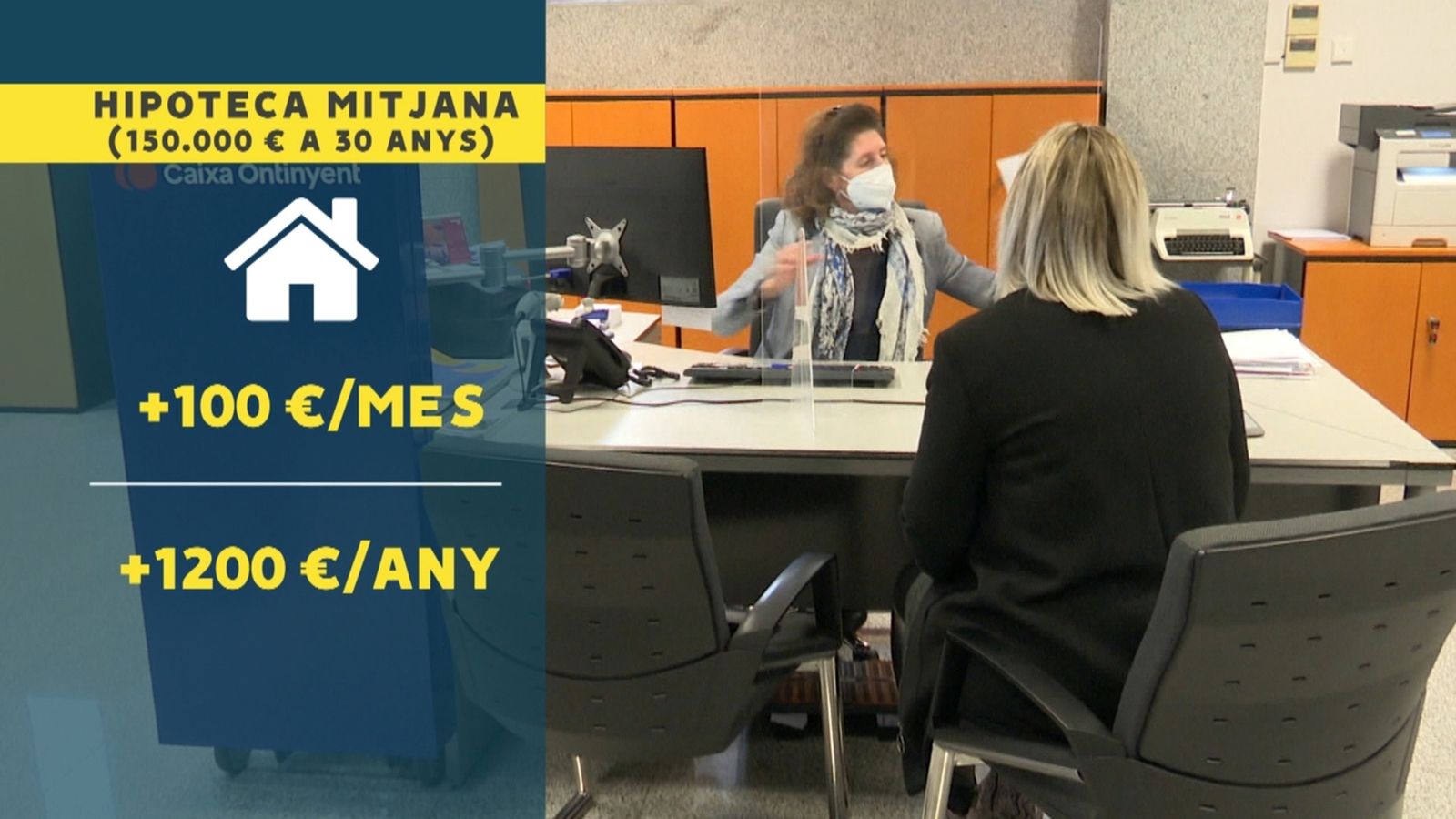 L’euríbor es dispara i encareix les hipoteques fins a 1.200 euros més a l’any