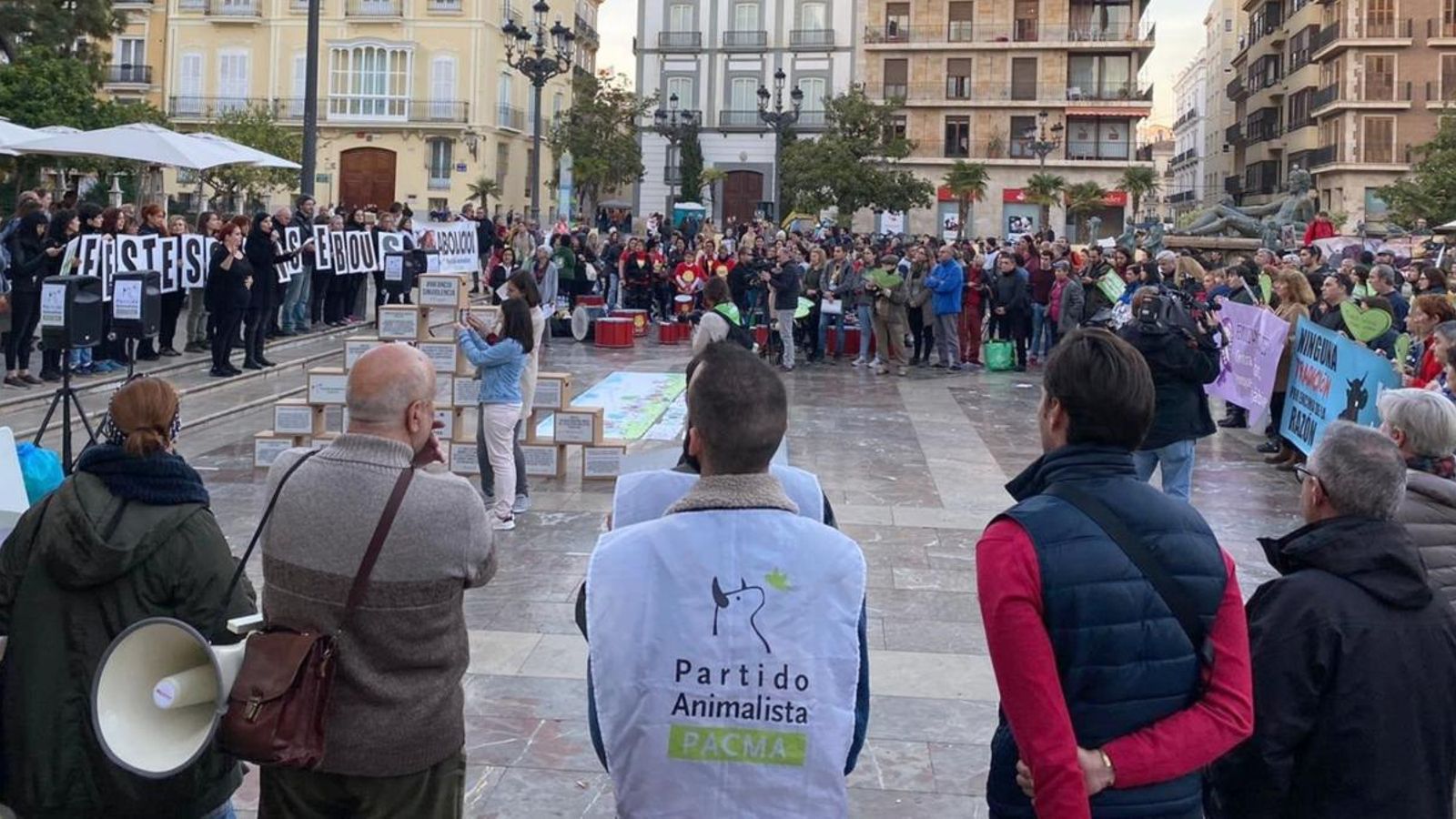 Concentració de Pacma a València