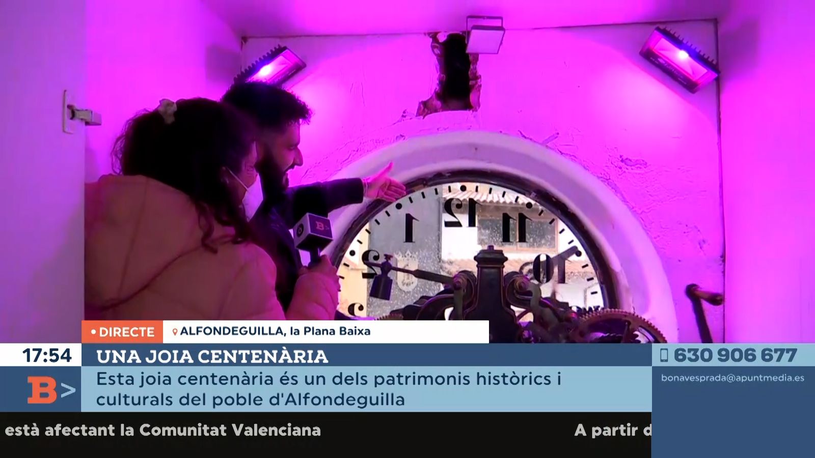 25.03.2022 | El rellotge d’Alfondeguilla, una joia centenària