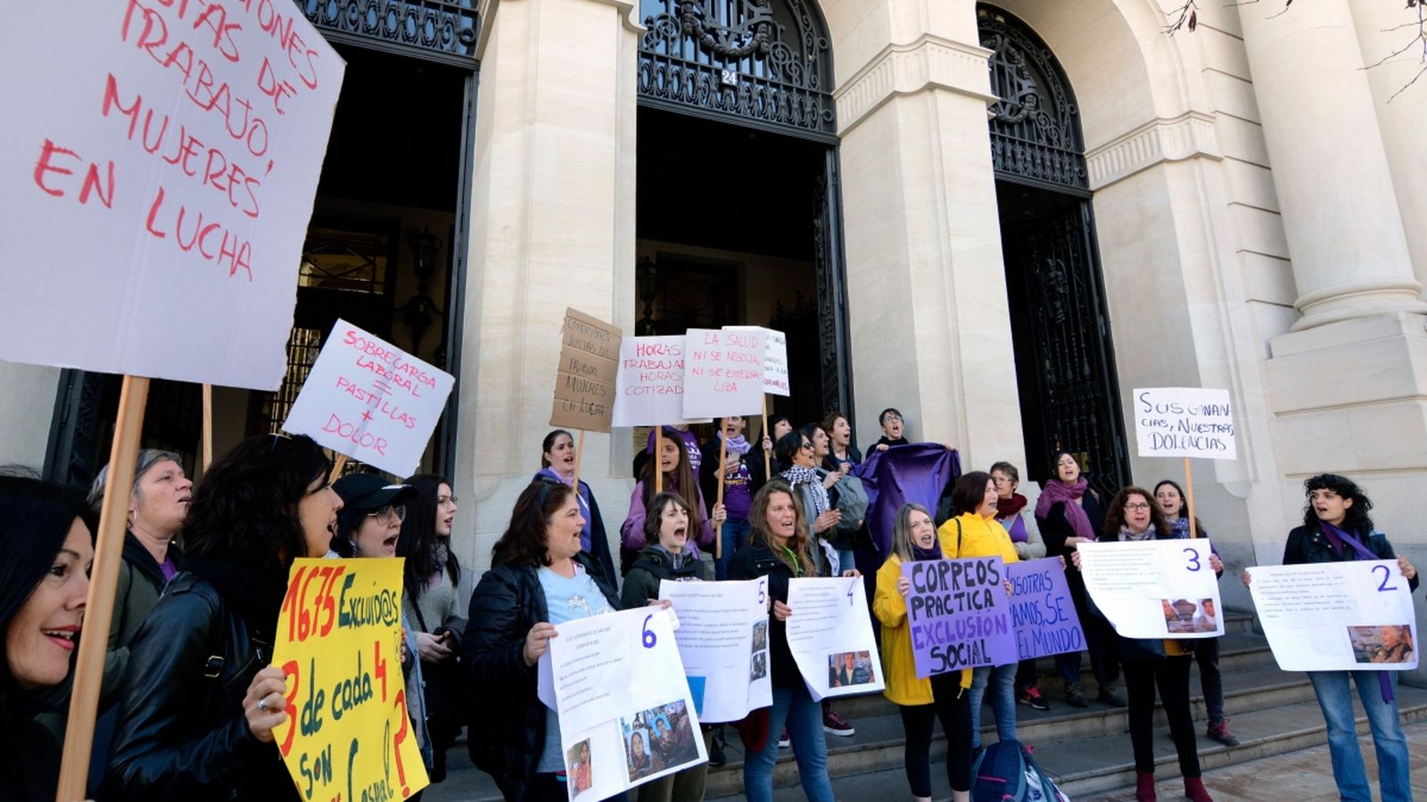 Des dels sindicats han ressaltat que han sigut milers les dones que han participat en la vaga