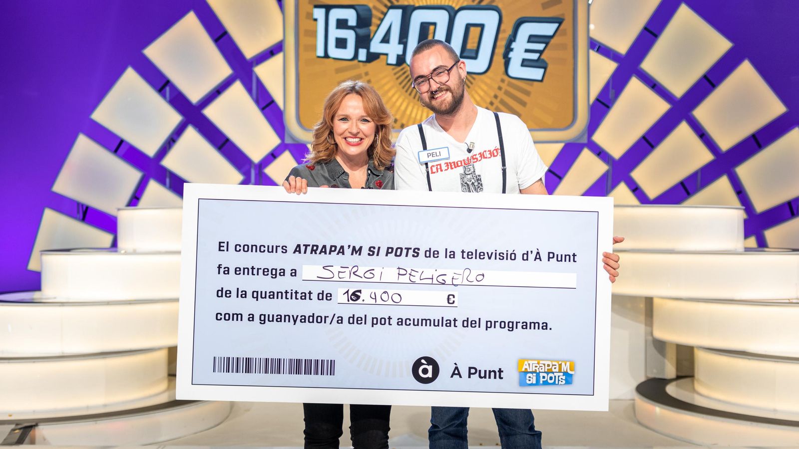 Sergi Peligero, participant de Muro d'Alcoi, hi ha aconseguit 16.400 euros Sergi Peligero, participant d’Alcoi, hi ha aconseguit 16.400 euros
