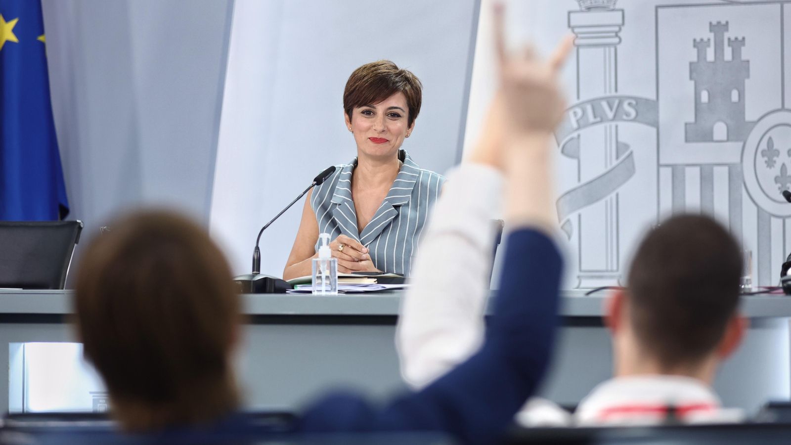 Isabel Rodríguez, aquest dimarts, en roda de premsa