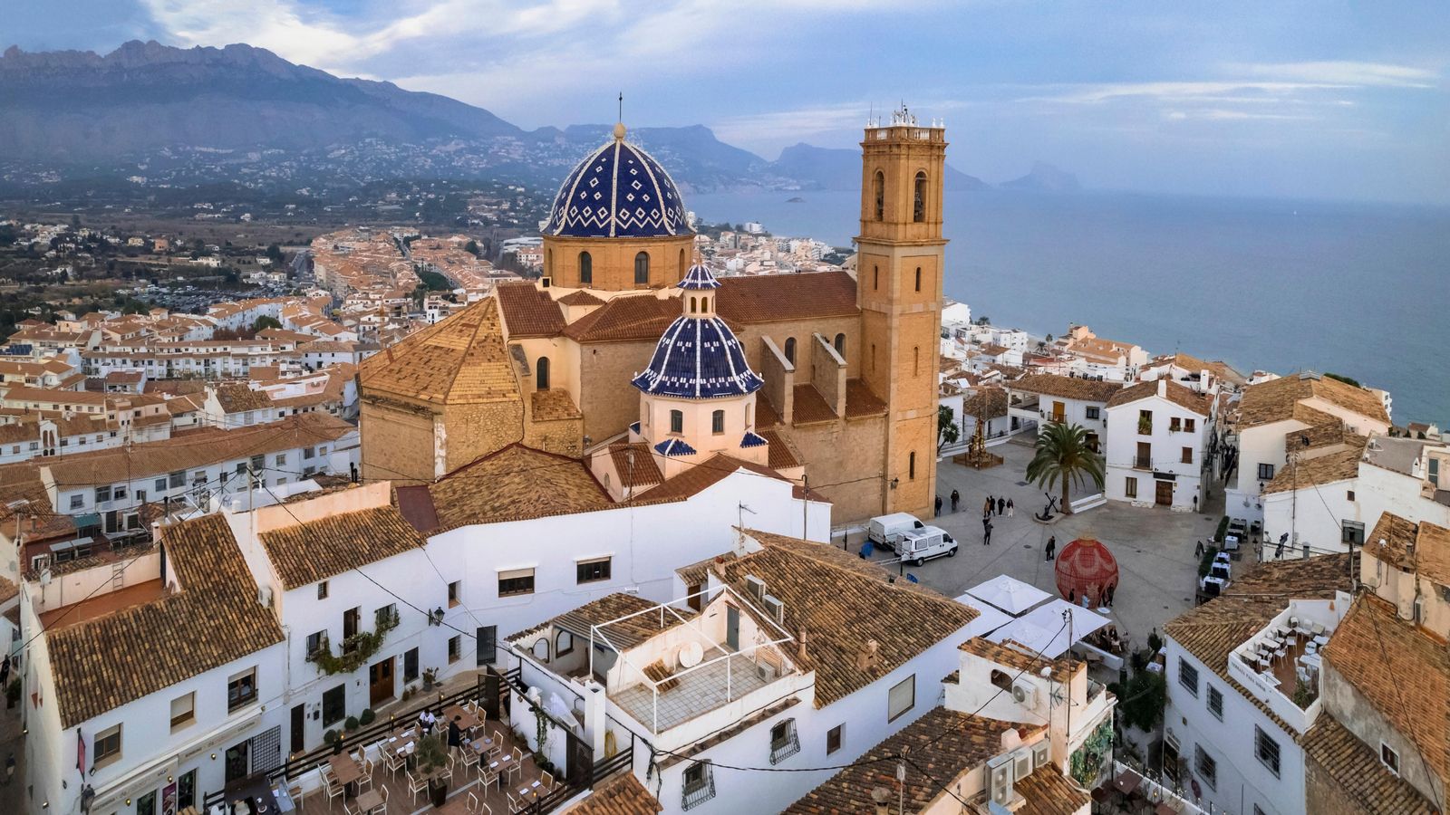 Vista aèria d'Altea (Marina Baixa)