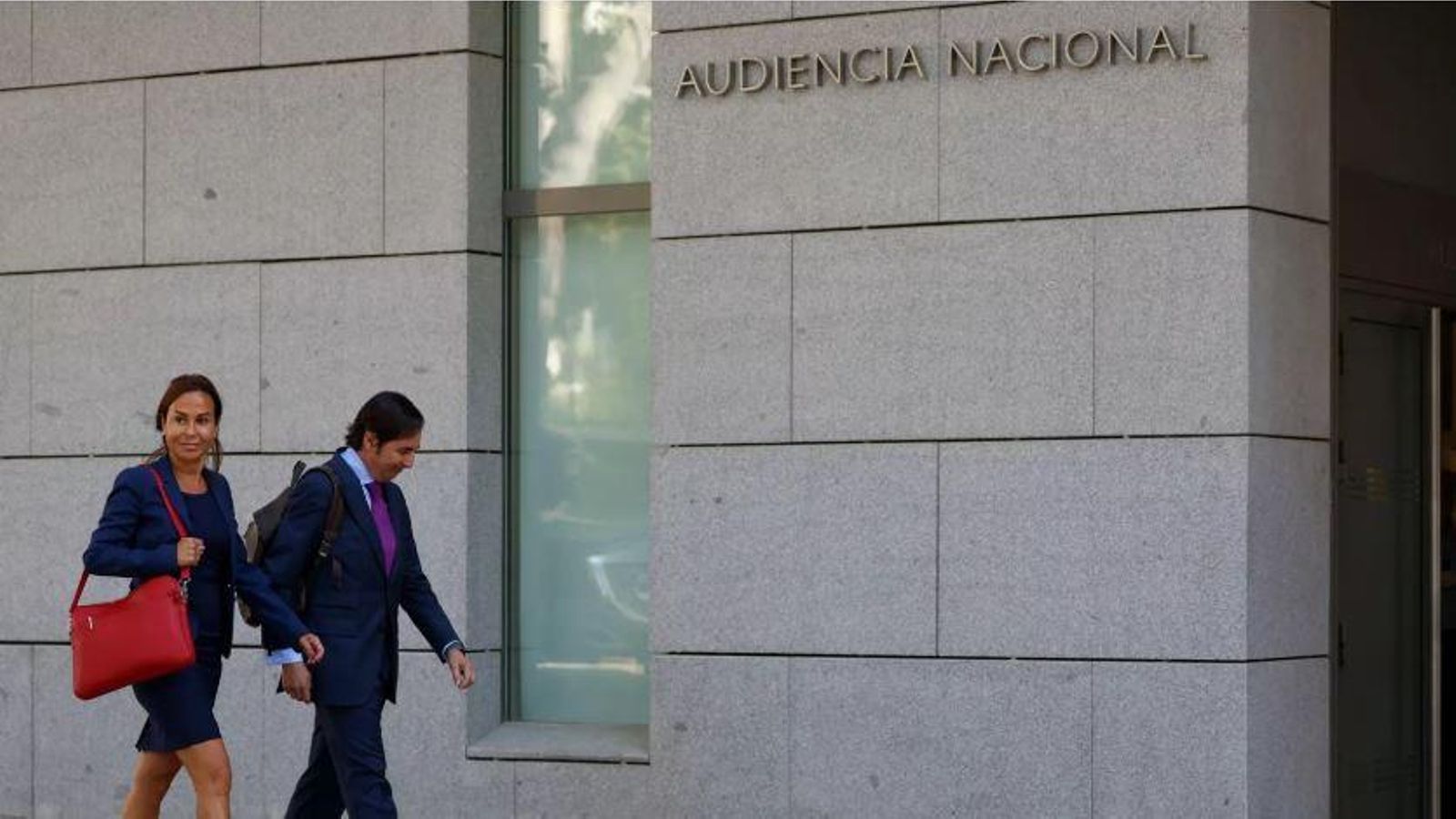L'expresidenta d'Adif Isabel Pardo de Vera arriba a l'Audiència Nacional