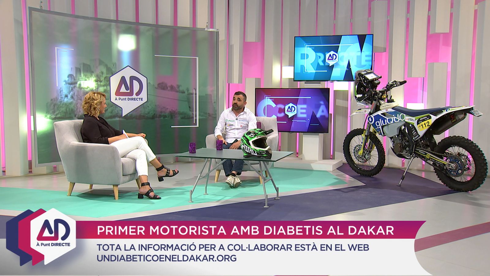 El primer motorista amb diabetis del Dakar